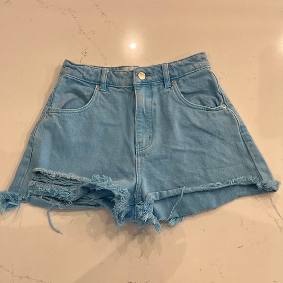 ROLLA'S Duster High Rise Shorts in Bluebird Size 24 - Picture 2 of 10